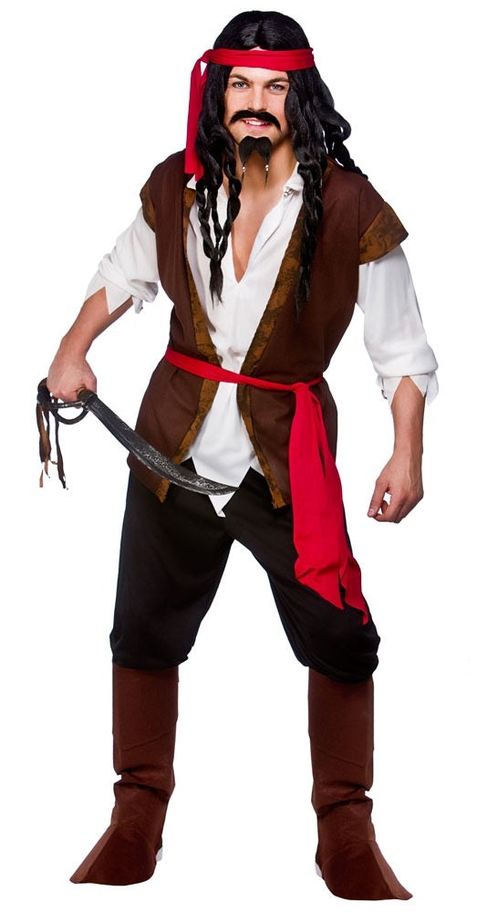 Men's Caribbean Pirate Adventure Costume