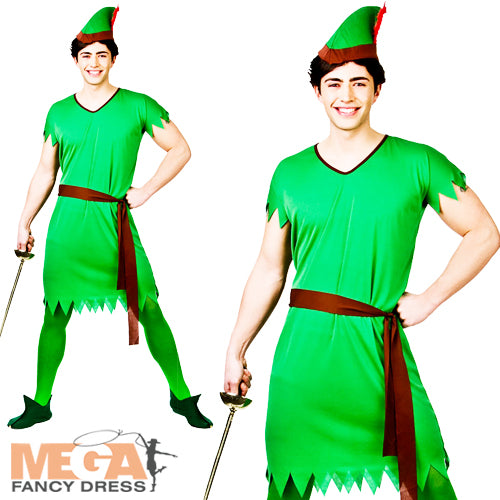 Men's Lost Boy/Elf/Robin Hood Adventure Costume