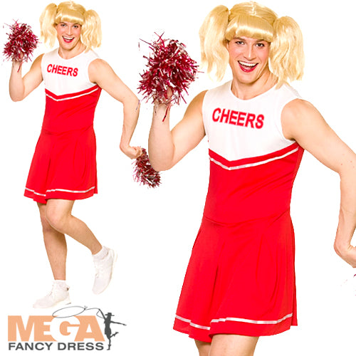 Hot Cheerleader Themed Men's Costume