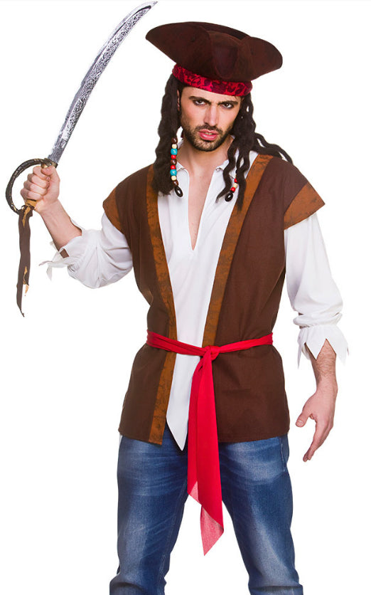 Men's Pirate Adventure Shirt & Waistcoat