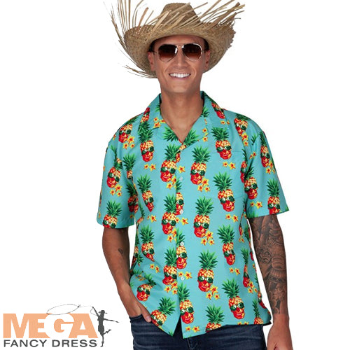 Funky Pineapple Hawaiian Tropical Shirt