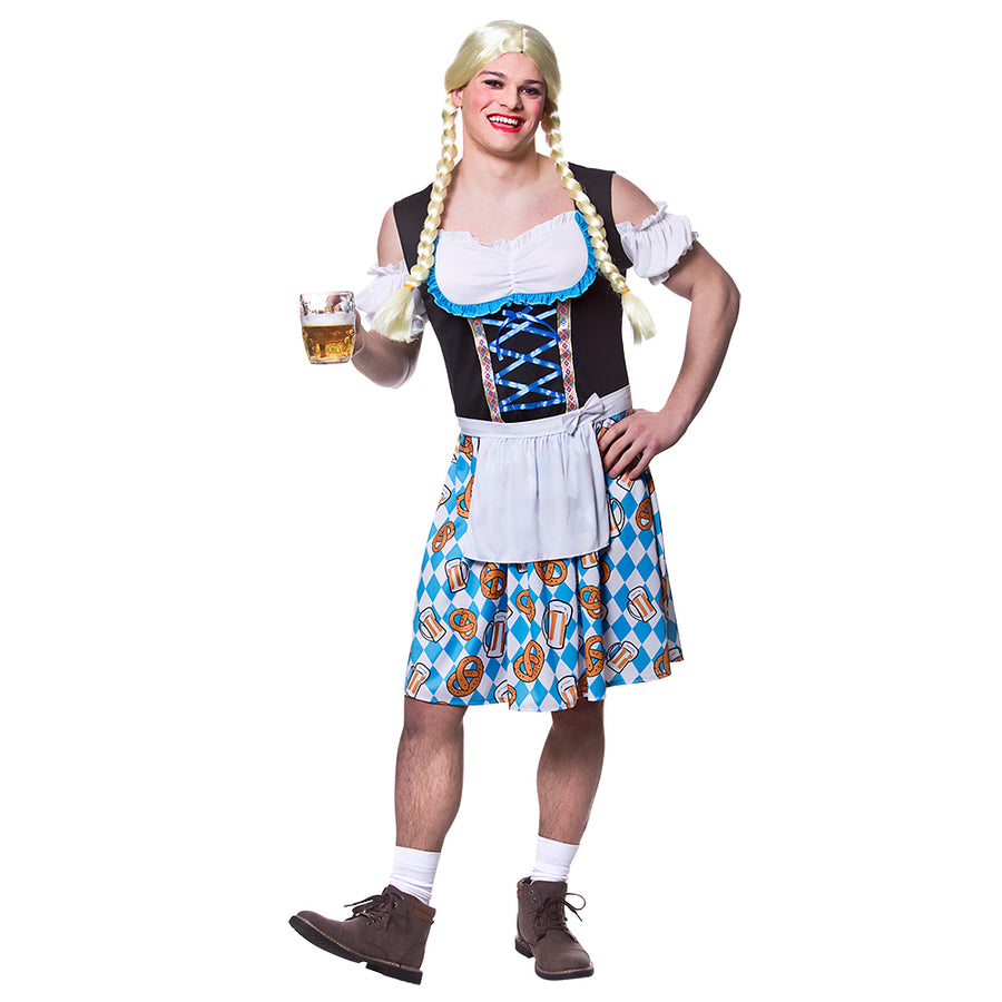 Men's Bavarian Beer Girl Festival Costume