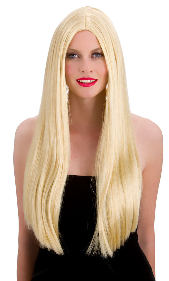 Classic Long Blonde Wig Elegant Hair Accessory