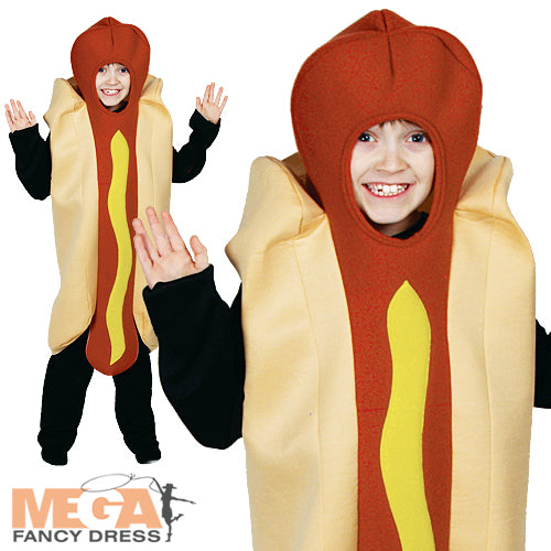 Childs Hot Dog Food Costume