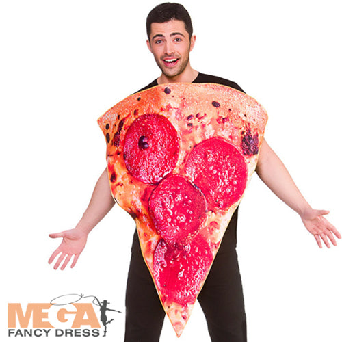 Funny Pizza Slice Costume Novelty Food Outfit