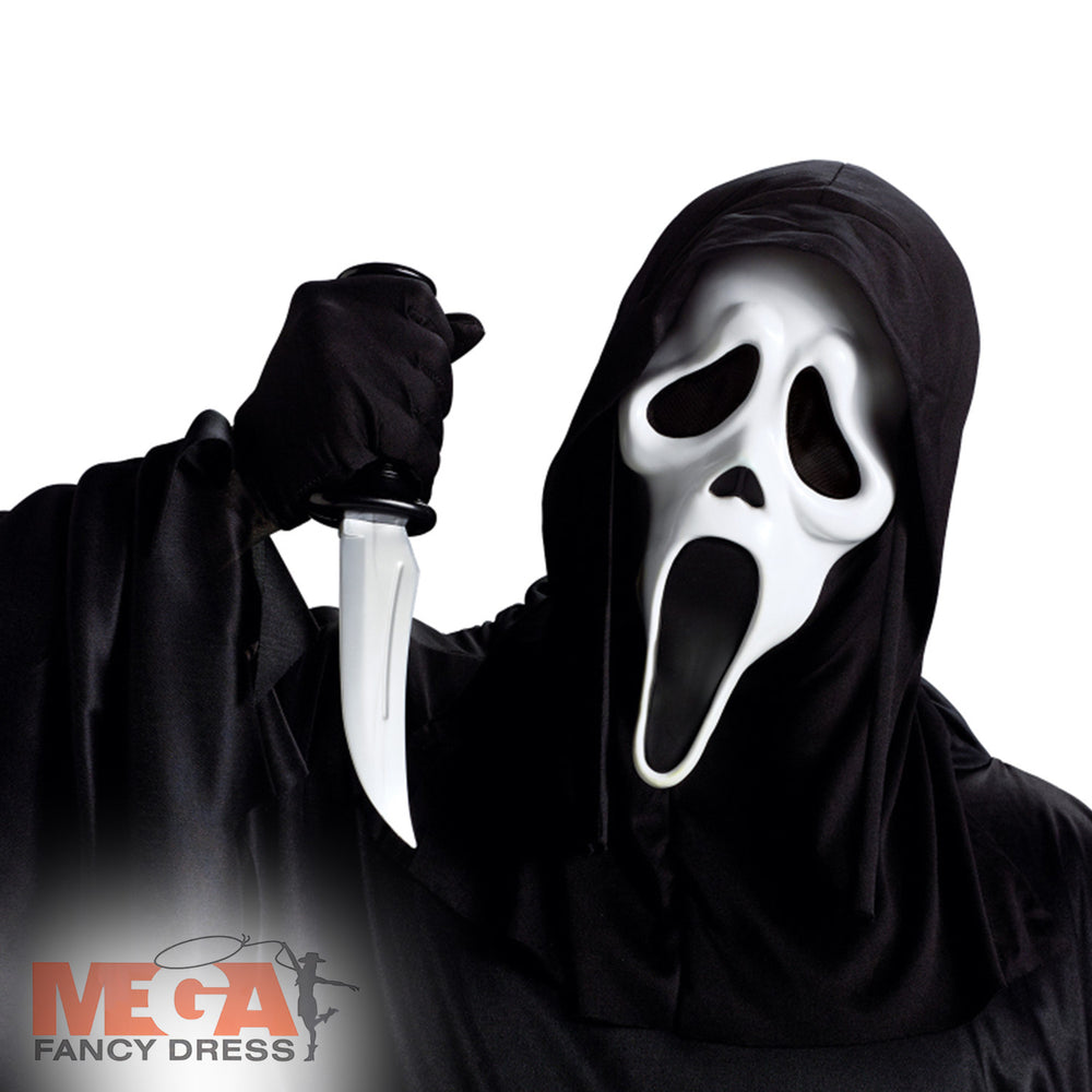 Licensed Scream Mask & Knife Halloween Accessory Set