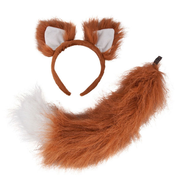 Deluxe Fox Ears & Tails Animal Costume Accessory