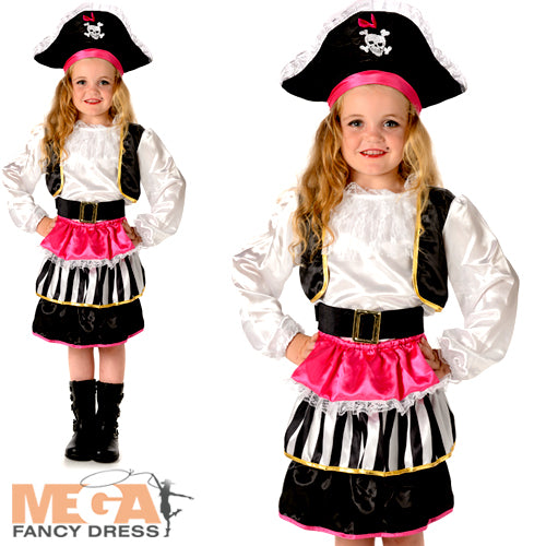 Pirate Sweetie Girls Costume Nautical Fancy Dress
