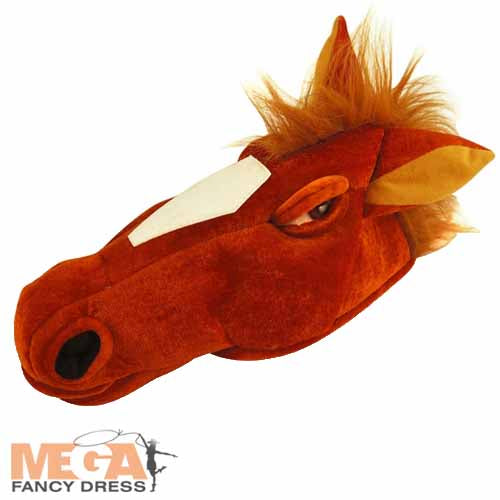 Adult Horse Hat Farm Animal Party Ascot Fancy Dress Costume Hat