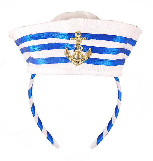 Mini Sailor Hat Headband Costume Accessory