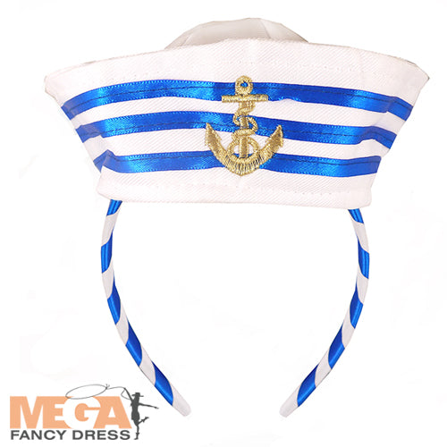 Mini Sailor Hat Headband Costume Accessory