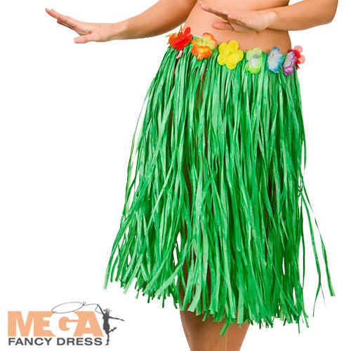 Green Hula Skirt Hawaiian Costume Accessory