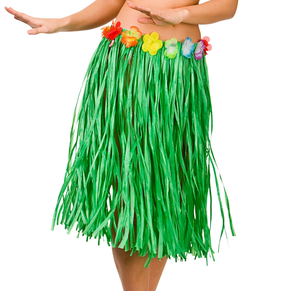 Green Hula Skirt Hawaiian Costume Accessory