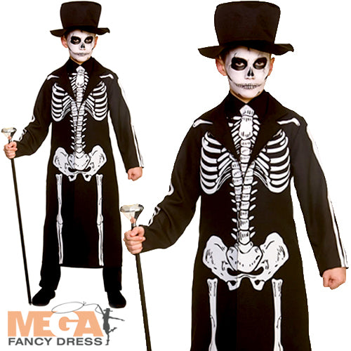 Day of the Dead Skeleton Boys' Costume