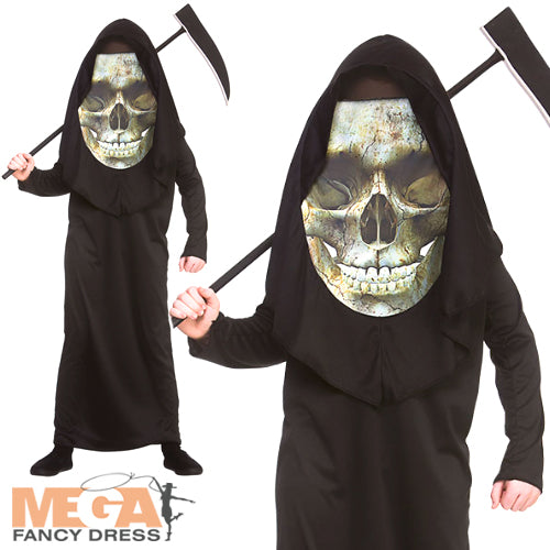 Giant Skull Reaper Kids Halloween Costume