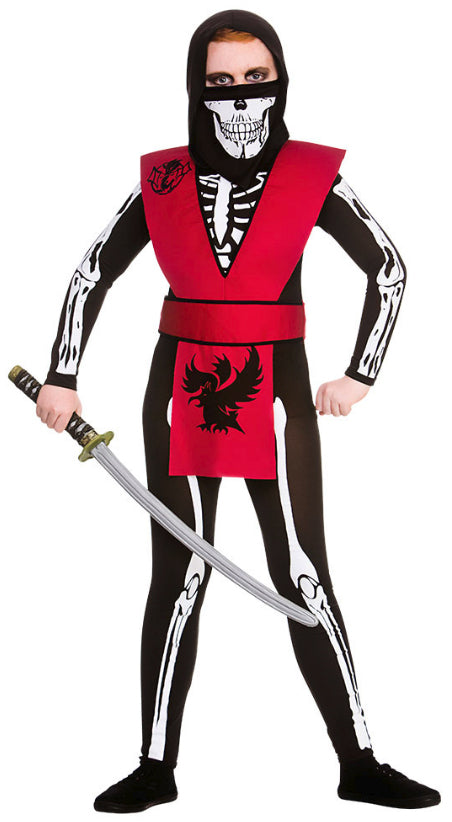 Skeleton Ninja Kids' Warrior Costume