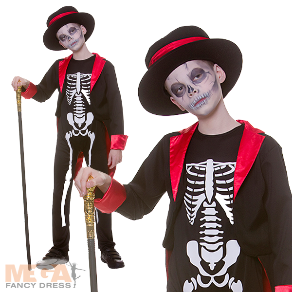 Kids Mr Skelebones Costume