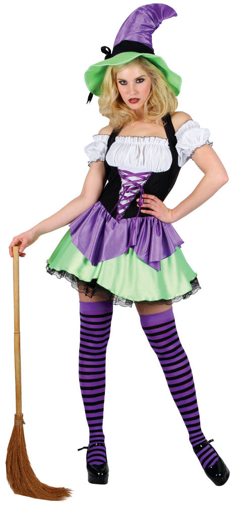 Naughty Witch Costume Halloween Fancy Dress