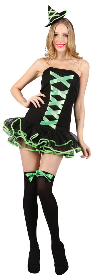 Green Bewitched Babe Halloween Costume