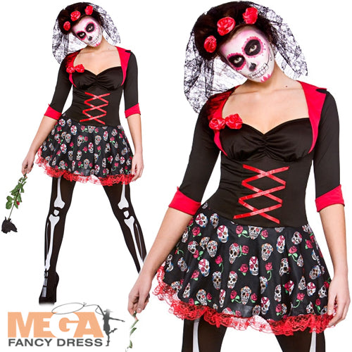 Day Of The Dead Darling Ladies Costume
