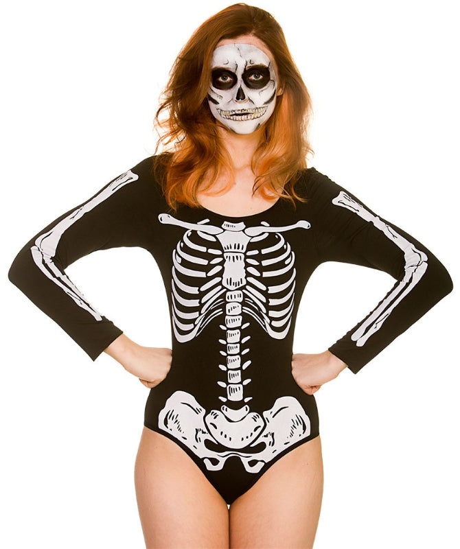 Skeleton Leotard Ladies Costume Accessory