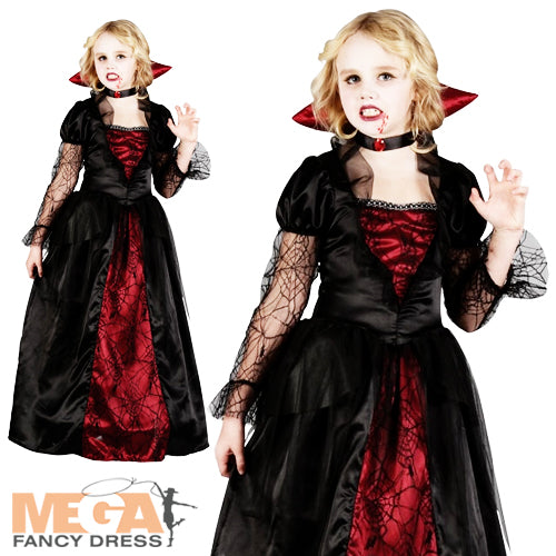 Vampire Princess Costume Gothic Fancy Dress
