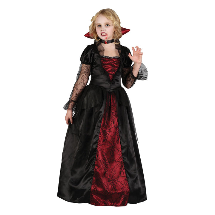 Girl's Wicked Queen Halloween Fancy Dress Costume