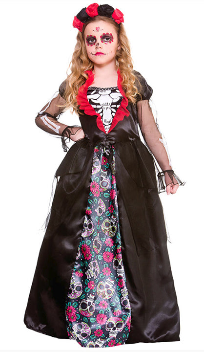 Deluxe Day of the Dead Girls Costume