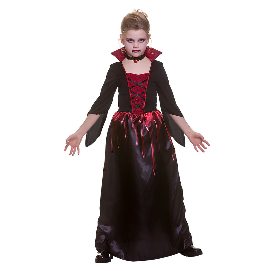 Girls Bloodthirsty Vampiress Vampire Costume