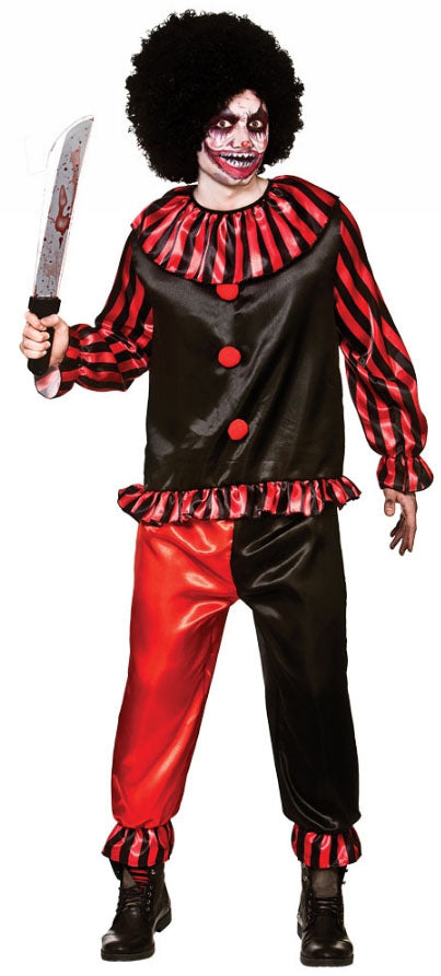 Horror Clown Nightmarish Circus Mens Costume