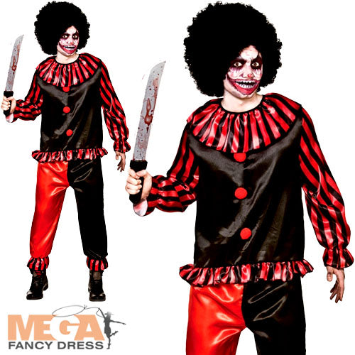 Horror Clown Nightmarish Circus Mens Costume