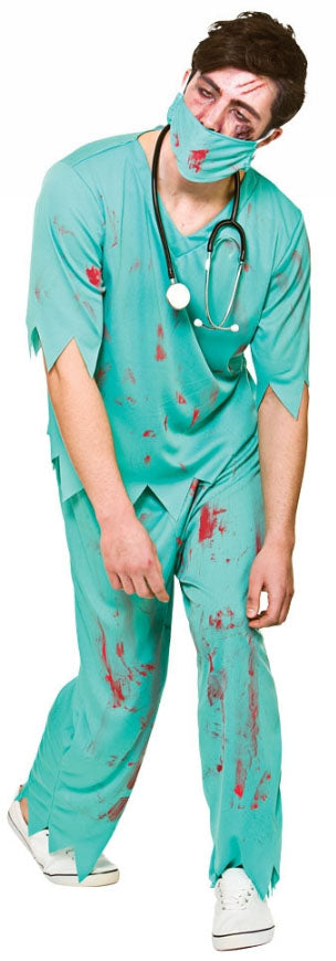 Deceased Doc Undead Medical Mens Costume