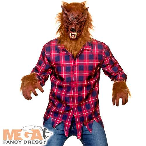 Werewolf Full Moon Horror Mens Costume