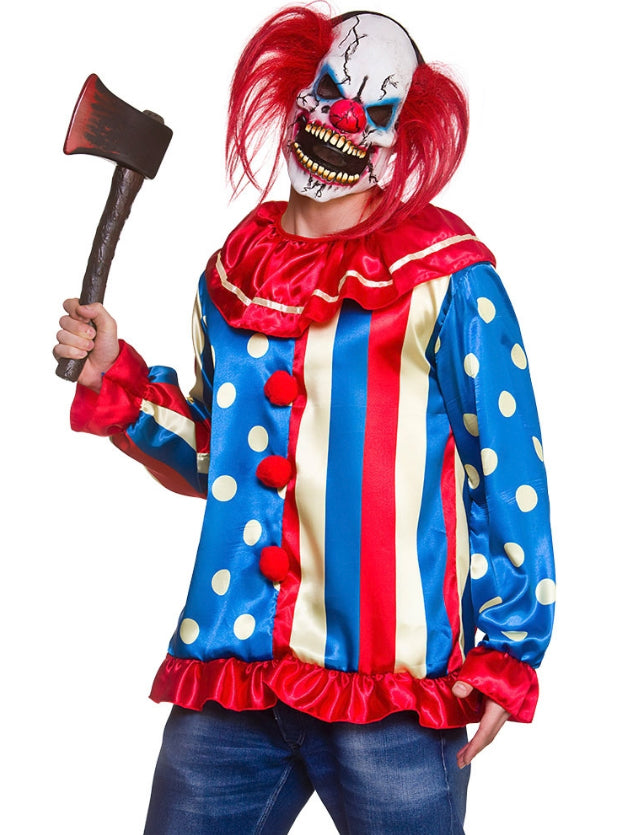 Krazy Killer Clown Nightmarish Circus Mens Costume