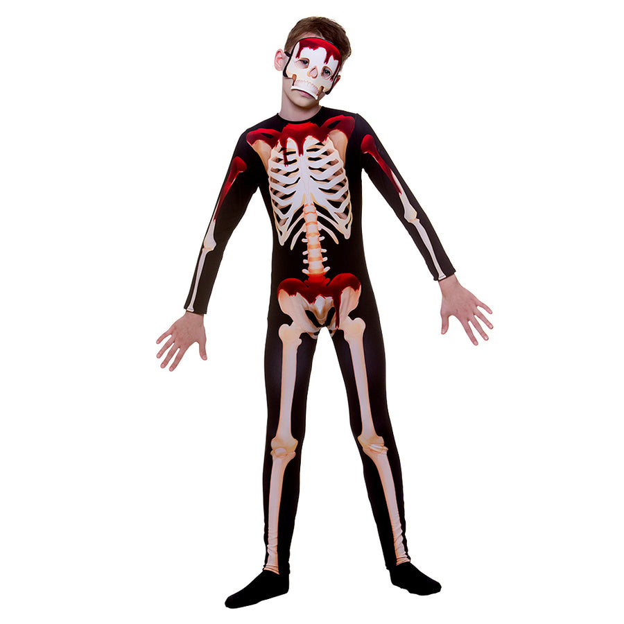 Kids' Blood Dripping Skeleton Horror Costume