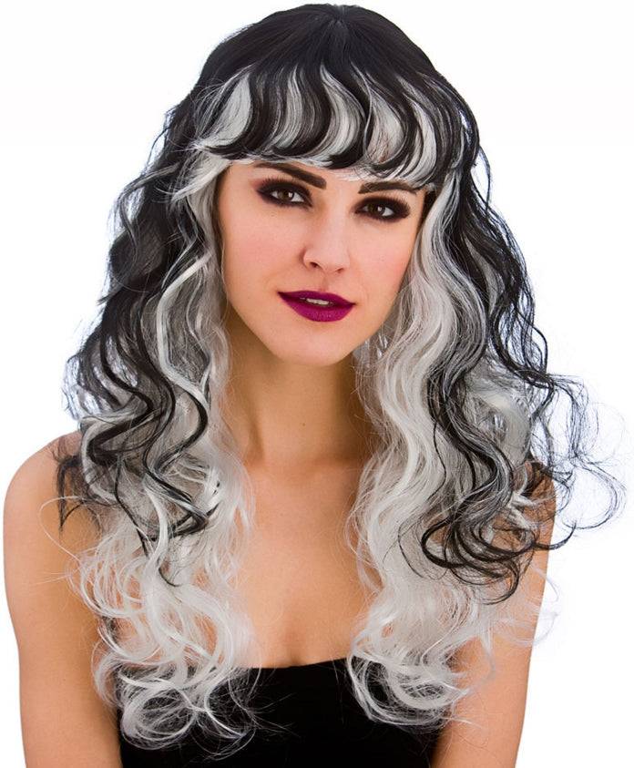 Black and Silver Spellbound Ladies Wig Fashion Accessory