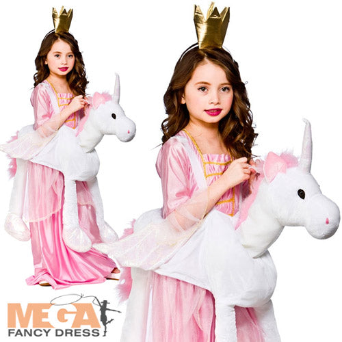 Ride-On Unicorn Costume for Girls Fantasy Outfit