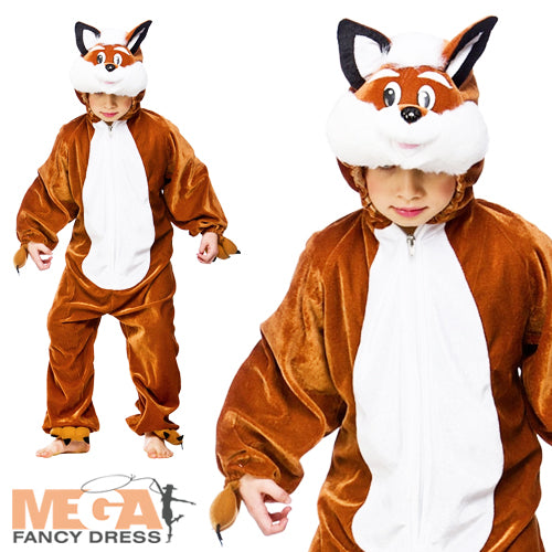 Kids Fantastic Fox Woodland Animal Costume