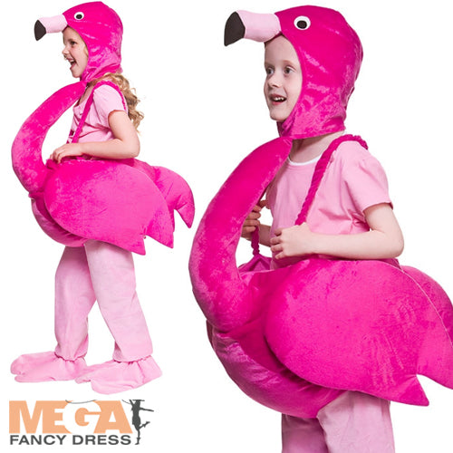 Kids Flamingo Tropical Bird Costume