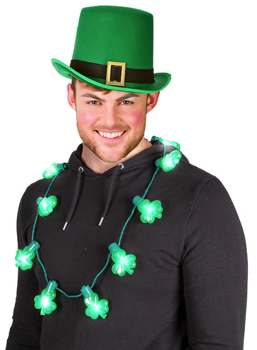 St Patricks Irish Light Up Necklace
