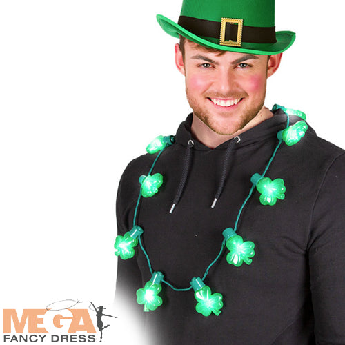St Patricks Irish Light Up Necklace