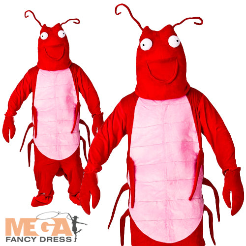 Larry The Lobster Mascot Sea Creature Costume