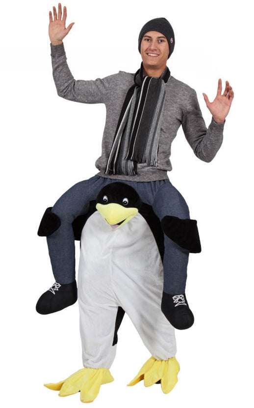 Ride On Penguin Adult Fancy Dress Costume