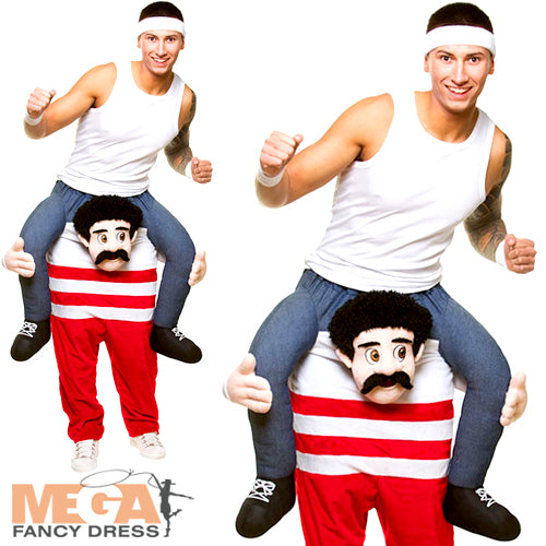 Carry Me Funny Athlete Sports Star Adults Costume