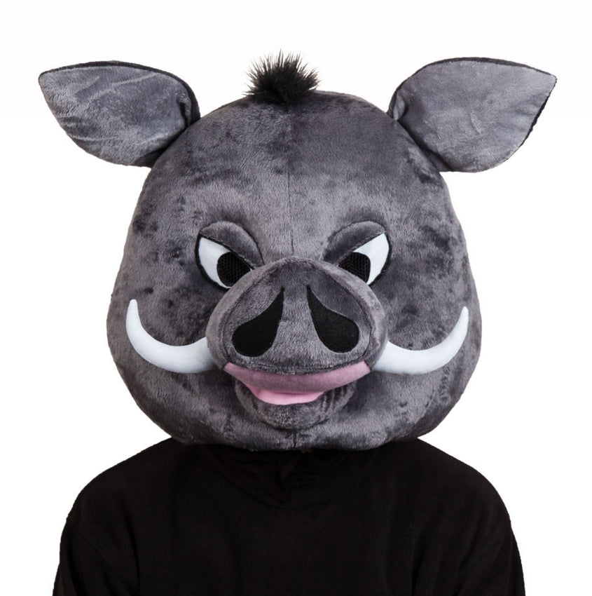 Gordon Warthog Adults Face Mask Wild Animal Accessory