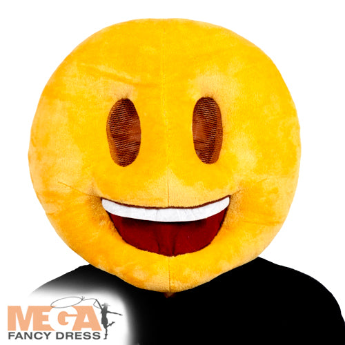 Smiling Emoji Face Mask Happy Emoji Accessory