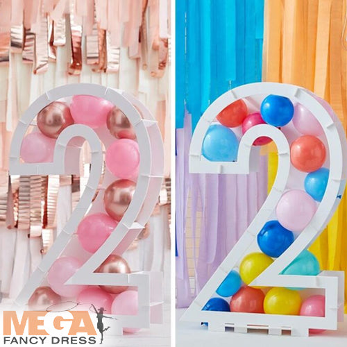 Balloon Mosaic Number Stand - 2