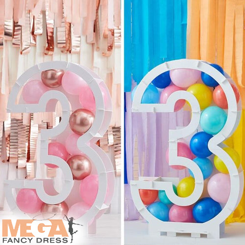 Balloon Mosaic Number Stand - 3