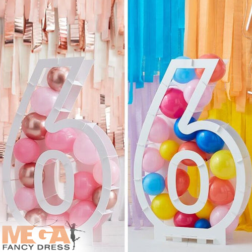 Balloon Mosaic Number Stand - 6