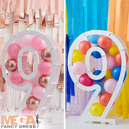 Balloon Mosaic Number Stand - 9
